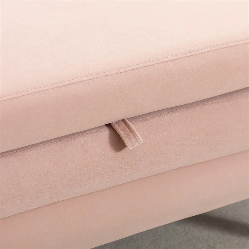 Storage Bench Bedroom Bench With Wood Legs For Living Room Bedroom
