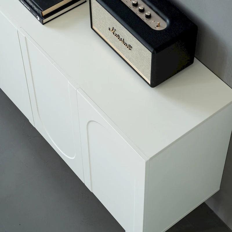4 Door Cabinet, Modern Accent Cabinet, Sideboard Buffet Cabinet, Entryway Cabinet with Storage for Living Room, Dinning Room