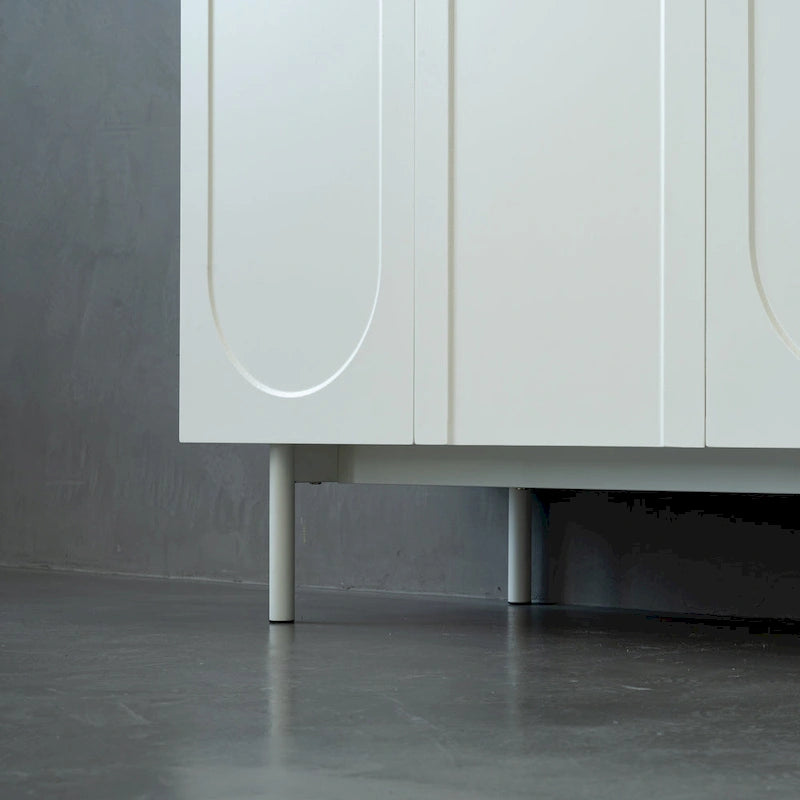 4 Door Cabinet, Modern Accent Cabinet, Sideboard Buffet Cabinet, Entryway Cabinet with Storage for Living Room, Dinning Room