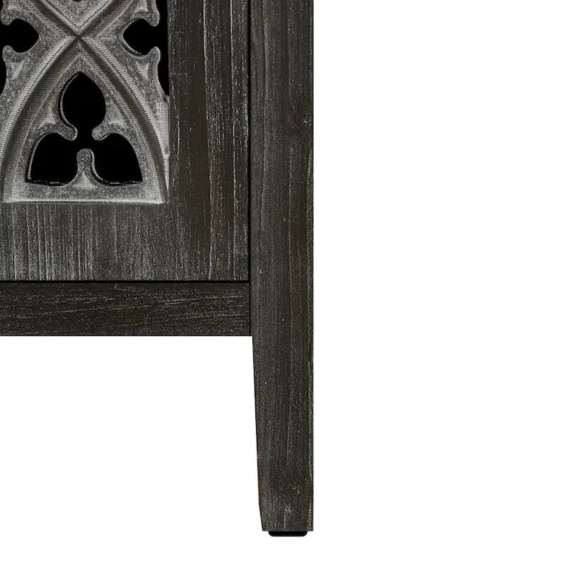 Hollow Four Door Antique Cabinet