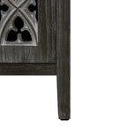 Armoire ancienne à quatre portes ajourées