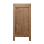 Buffet à 4 portes, bois de pin patiné 86.6x18.9x39.8H