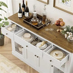 Dressoir-buffet in vintage stijl - 15.7D x 55W x 35.4H