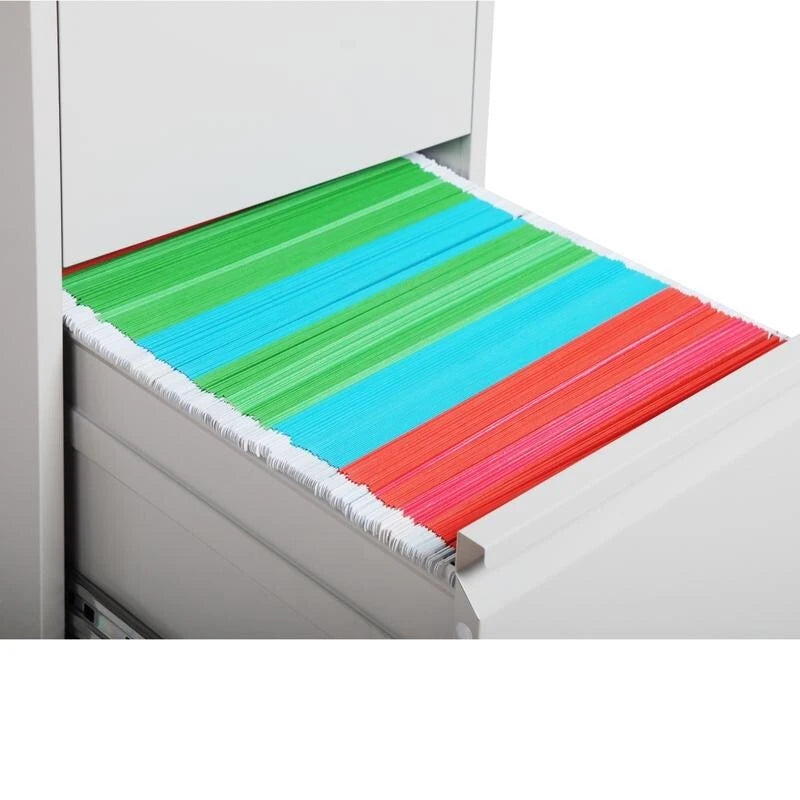 3 Drawer Metal Vertical Filing Cabinet with Lock,A4 Legal Size