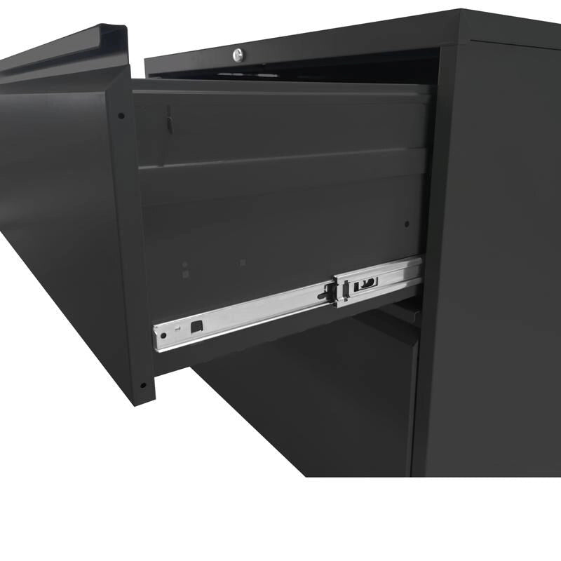 3 Drawer Metal Vertical Filing Cabinet with Lock,A4 Legal Size