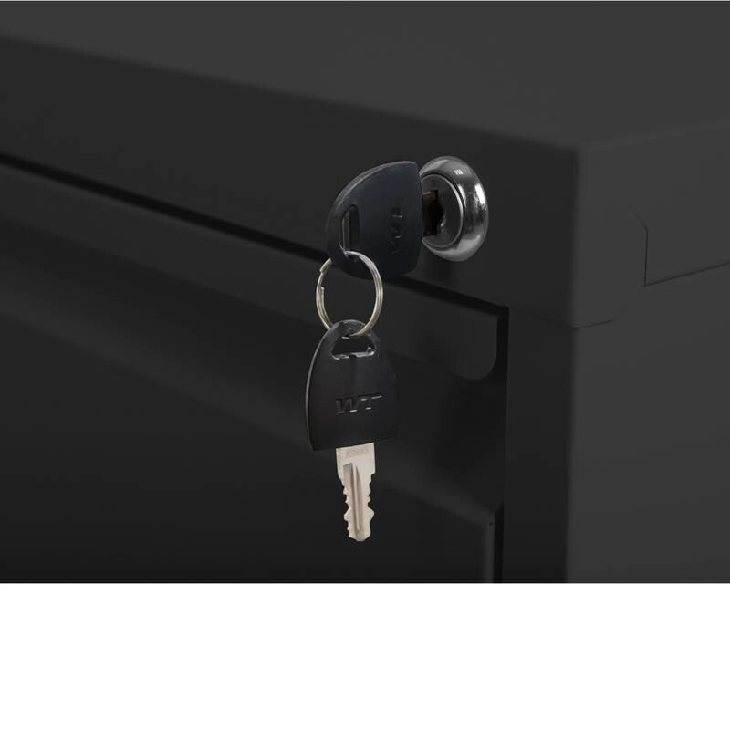 3 Drawer Metal Vertical Filing Cabinet with Lock,A4 Legal Size