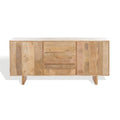 Natural Wood Sideboard - 63 W x 18 D x 29 H