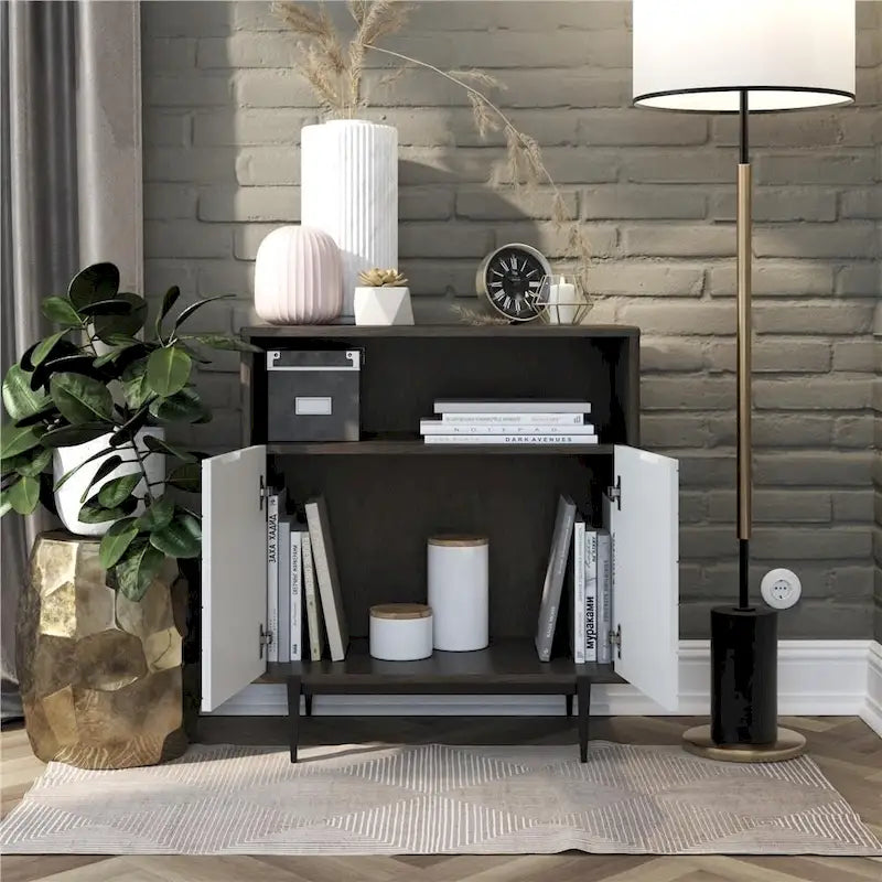 Grey Storage Cabinet