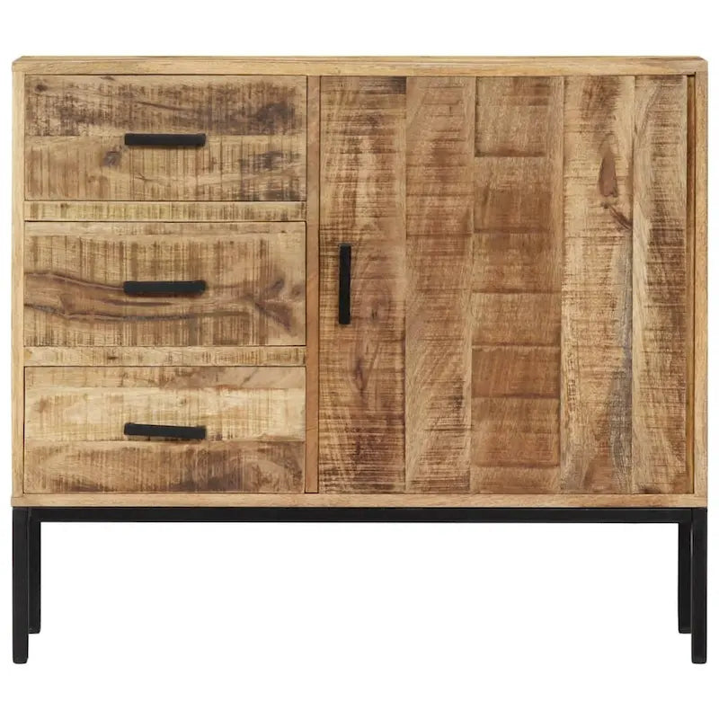 Sideboard 34.6x11.8x28 Solid Mango Wood
