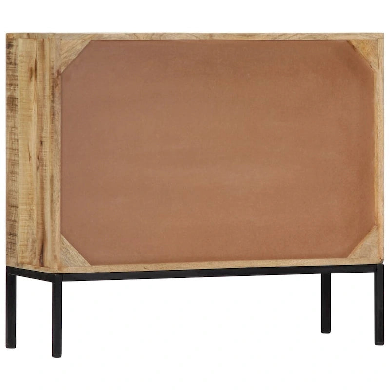 Sideboard 34.6x11.8x28 Solid Mango Wood