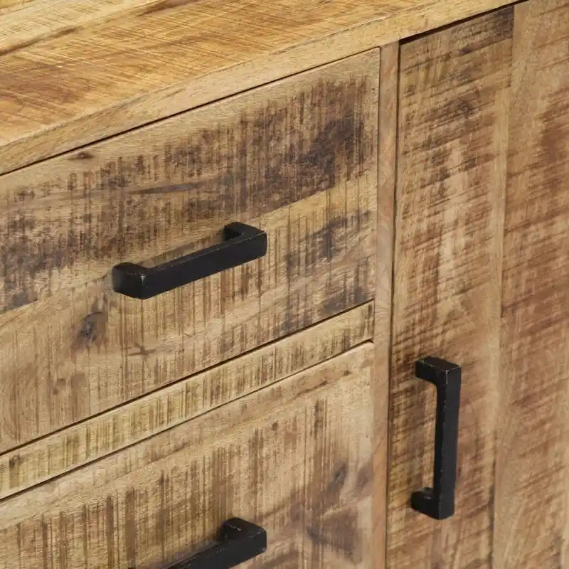 Sideboard 34.6x11.8x28 Solid Mango Wood