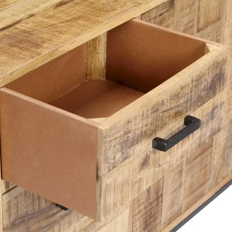Sideboard 34.6x11.8x28 Solid Mango Wood
