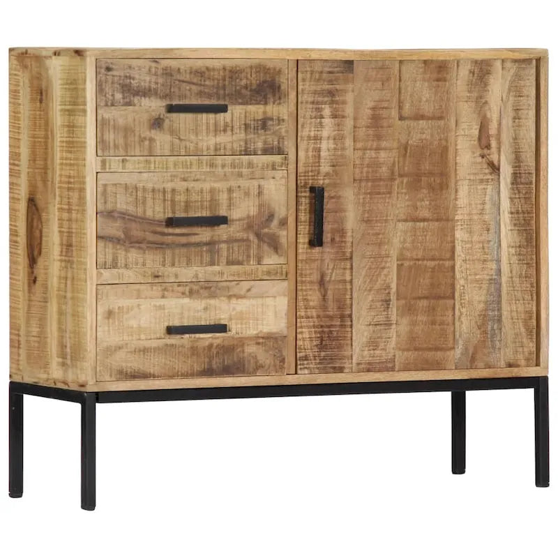 Sideboard 34.6x11.8x28 Solid Mango Wood