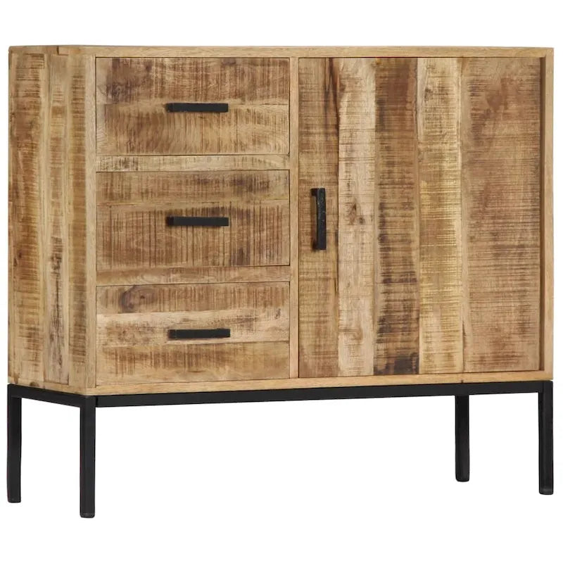 Sideboard 34.6x11.8x28 Solid Mango Wood