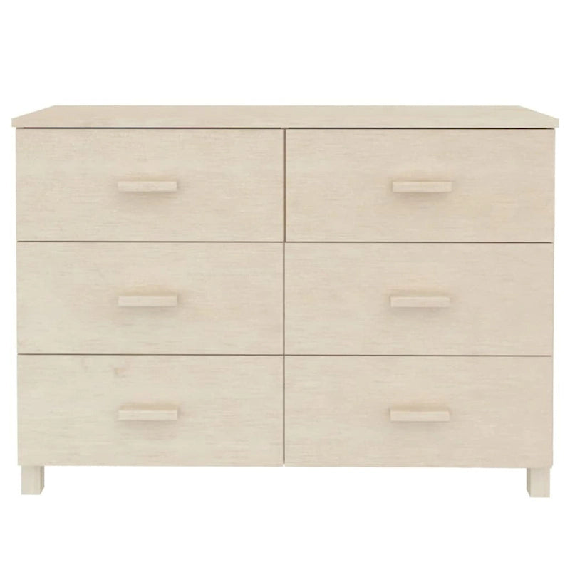 Sideboard Buffet Console Cabinet with Storage Solid Wood Pine - 44.5 x 15.7 x 31.5