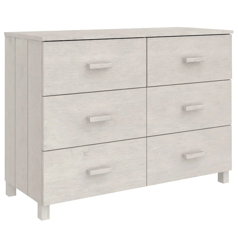 Sideboard Buffet Console Cabinet with Storage Solid Wood Pine - 44.5 x 15.7 x 31.5