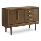 Signature Design by Ashley Lyncott Brown Dining Server - 56.13 W x 18 D x 36.25 H