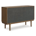 Aparador de sala de jantar castanho - 56.13 L x 18 P x 36.25 A