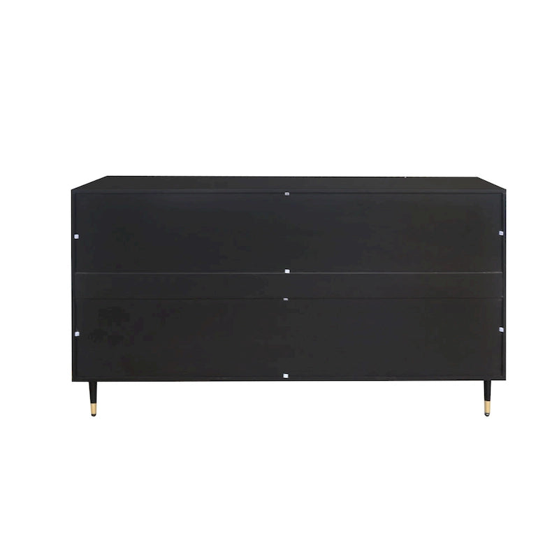 60 Wooden Cabinet with 4 Glass Doors Sideboard Buffet Server Cabinet