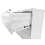 Classeur latéral à 3 tiroirs, classeur avec serrure, classeur verrouillable pour bureau à domicile, classeur métallique verrouillable