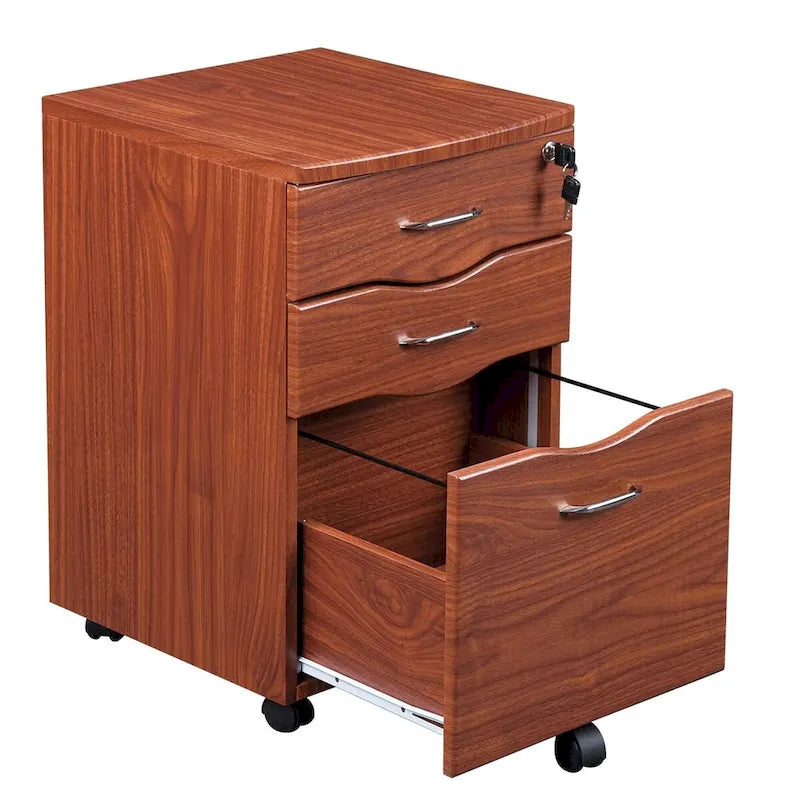 Office Rolling Storage And File Cabinet