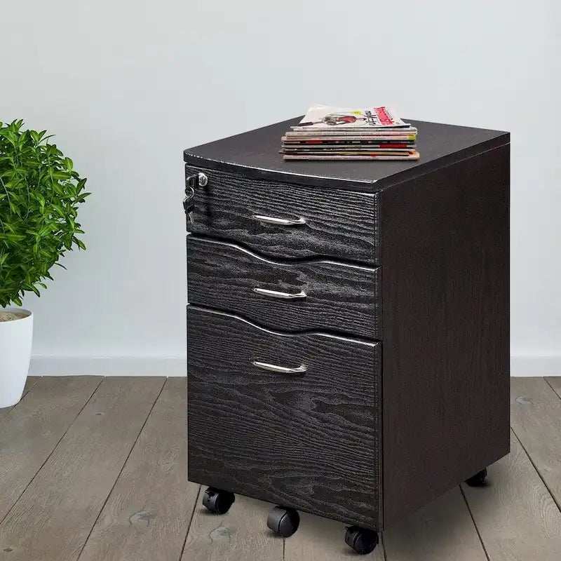 Office Rolling Storage And File Cabinet