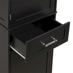 Tall Bathroom Storage Cabinet,Freestanding Storage Cabinet w/Drawers
